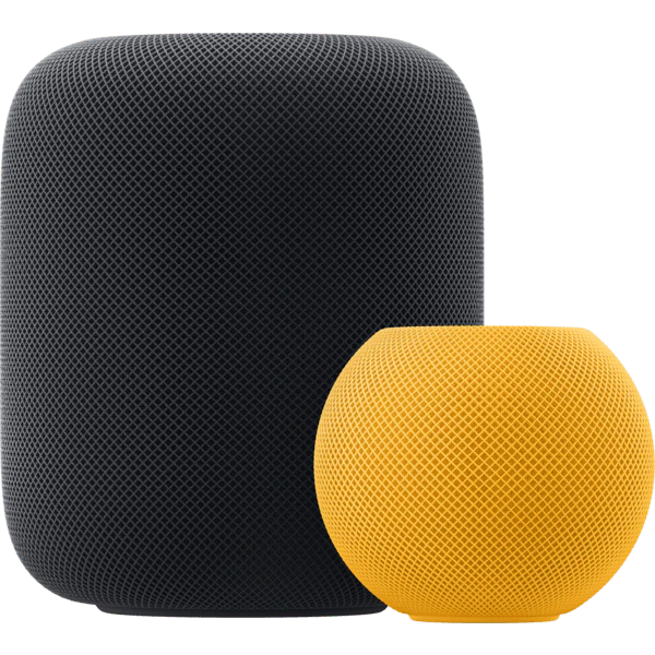 HomePod a HomePod mini v domácnosti Apple HomePod a HomePod mini pro domácí poslech