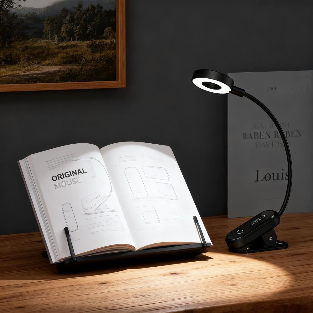 Přenosné LED světlo na čtení při cestování