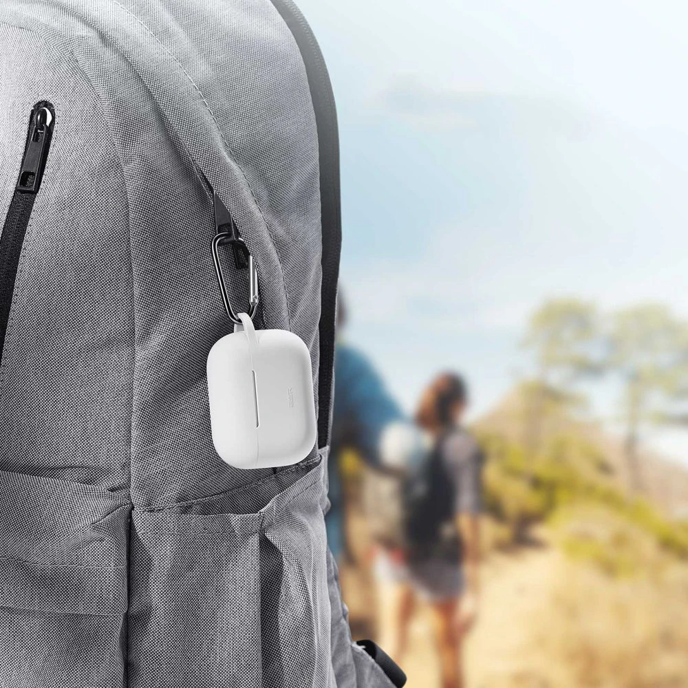 Pouzdro na AirPods Pro s karabinou a poutkem Pouzdro na AirPods Pro s karabinou a poutkem