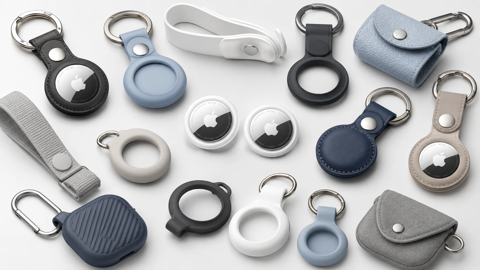 Praktické příslušenství pro AirPods, AirTag, HomePod a Apple TV Pouzdra, držáky a doplňky pro Apple zařízení