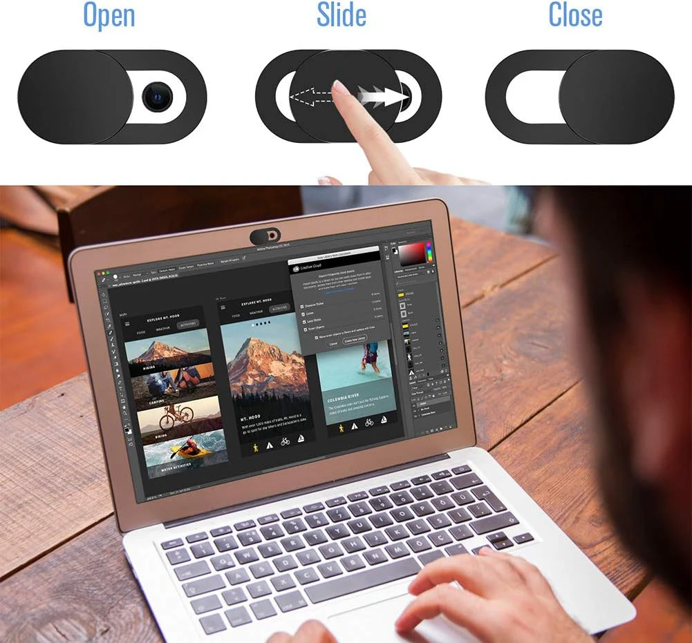 Drobné doplňky pro webkamery a soukromí