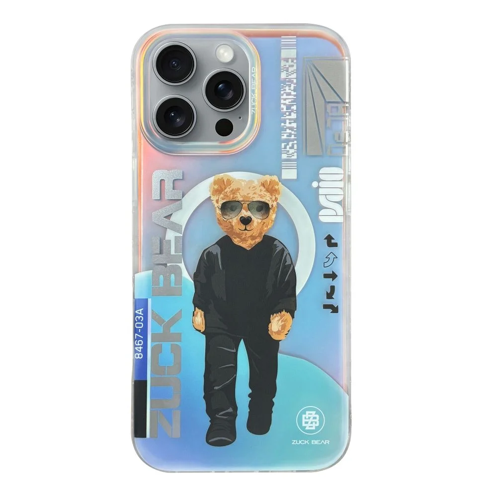 Pouzdro Zuck Bear Berlin Boss MagSafe pro iPhone s motivem medvěda