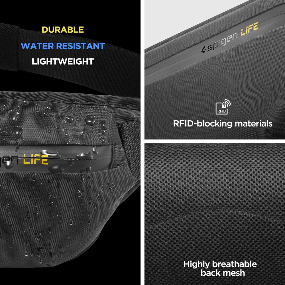Materiály sportovních pouzder na mobil. Detail materiálu sportovního pouzdra na ruku a běžeckého pásu