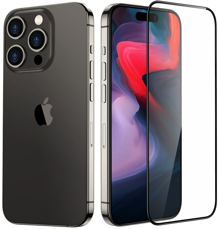 Ochranné tvrzené sklo na Apple iPhone 15 Pro Ochranné tvrzené sklo na Apple iPhone 15 Pro