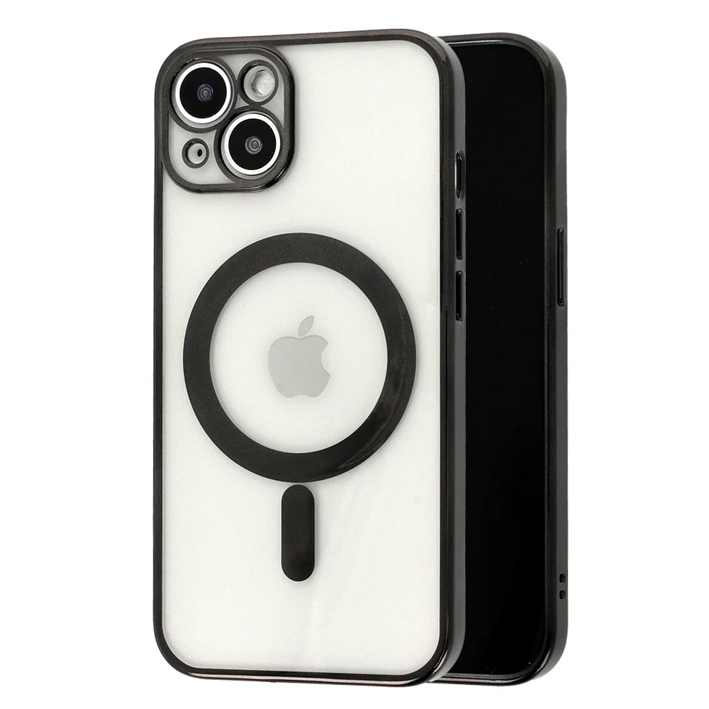 Pouzdro TopQ iPhone 13 Pro Max Luxury MagSafe - černý