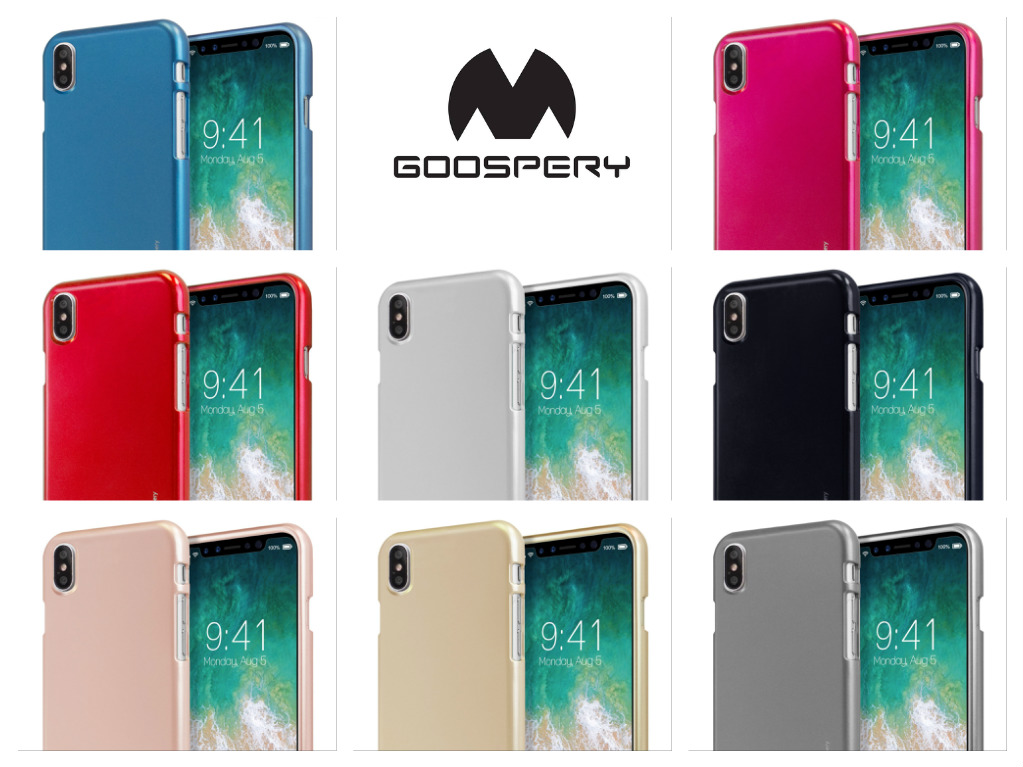 Silikonový obal / kryt iJelly Metal od Goospery Mercury pro Apple iPhone X Silikonový obal / kryt iJelly Metal od Goospery Mercury pro Apple iPhone X