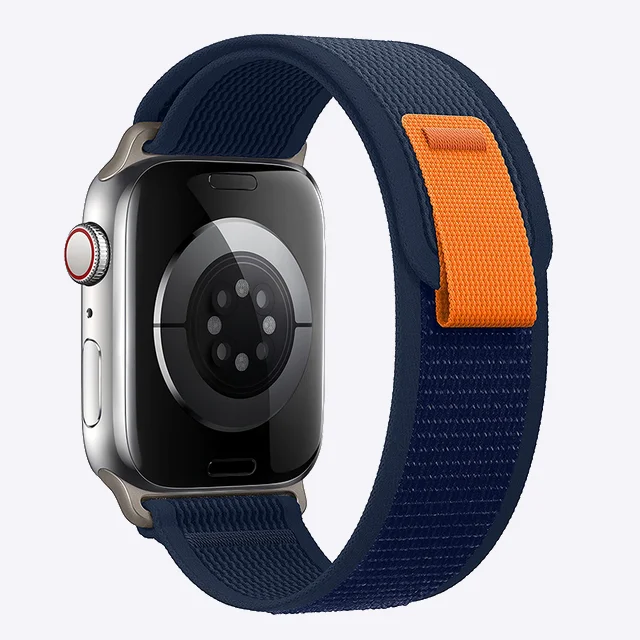 iMore Řemínek Trailový tah Apple Watch Series 6/5/4 a SE (40mm) - půlnočně modrá