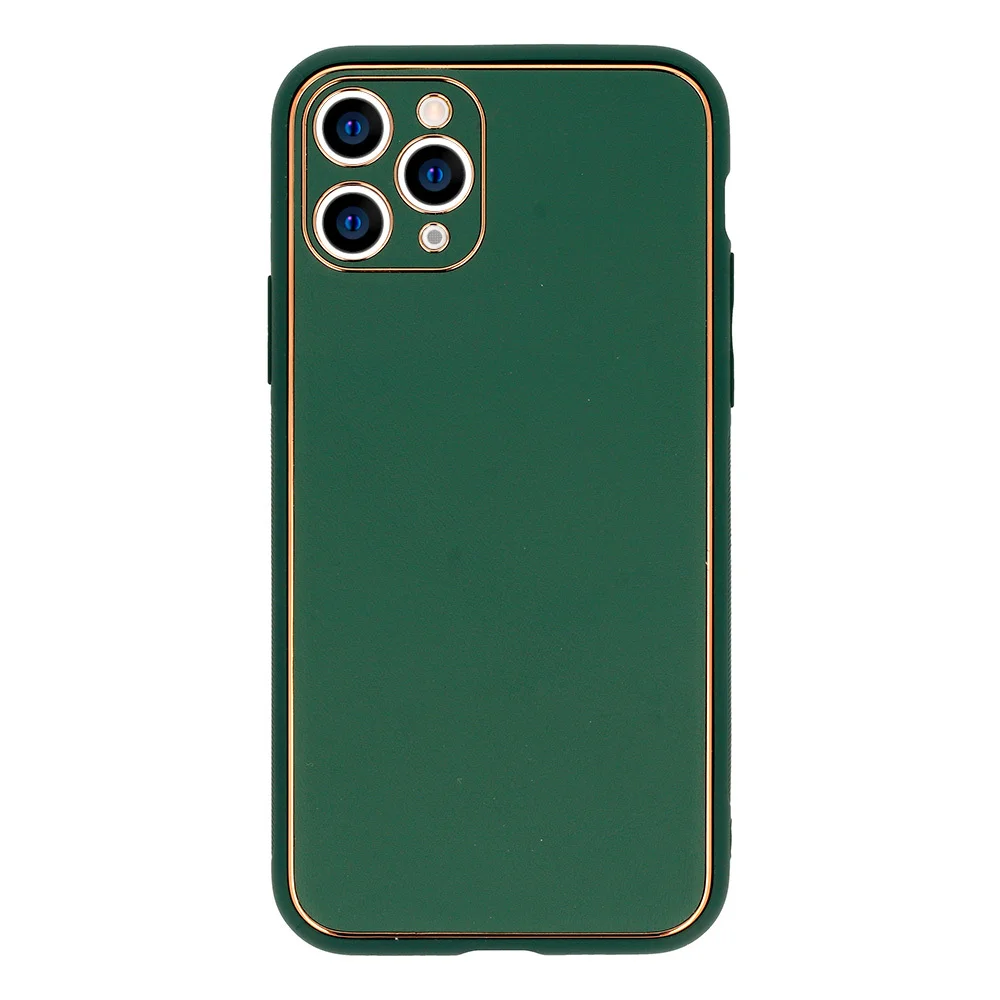 Pouzdro TEL PROTECT Luxury Case Apple iPhone 12 - Zelené