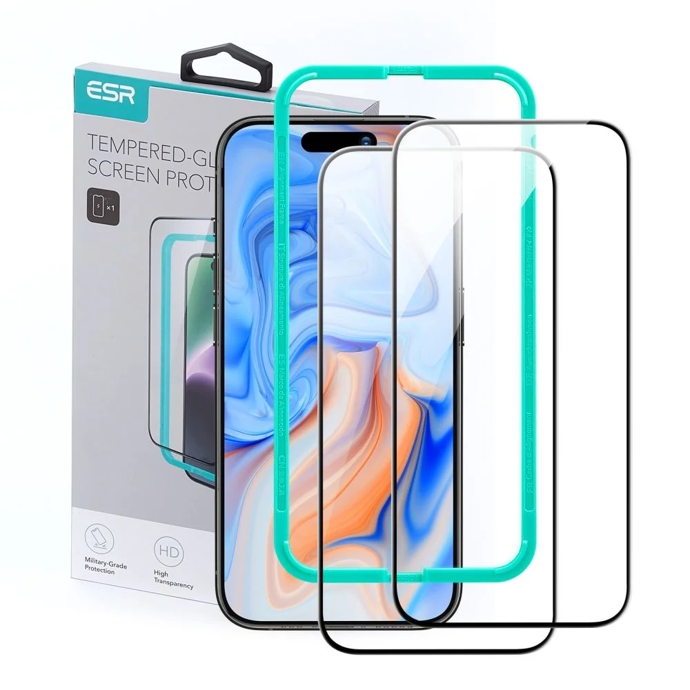 ESR Tempered Glass 2-Pack iPhone 15
