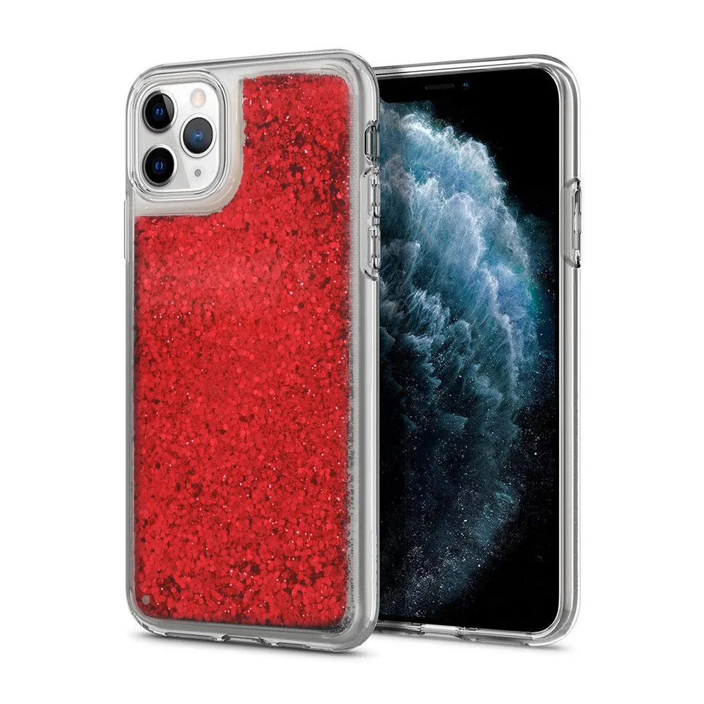 Pouzdro Vennus Liquid Case Apple iPhone 12 Pro Max - Červená