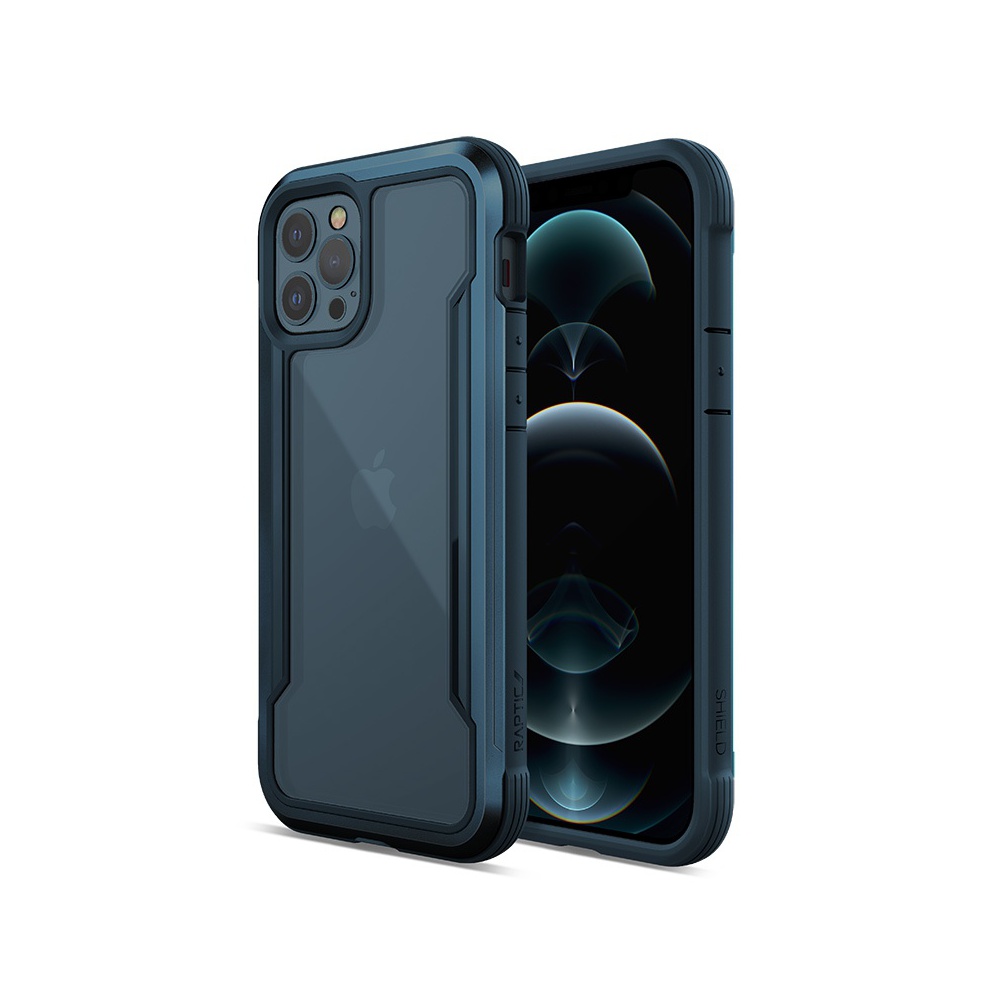 Pouzdro X-Doria Raptic Shield iPhone 12 Pro/12 - Pafická modř