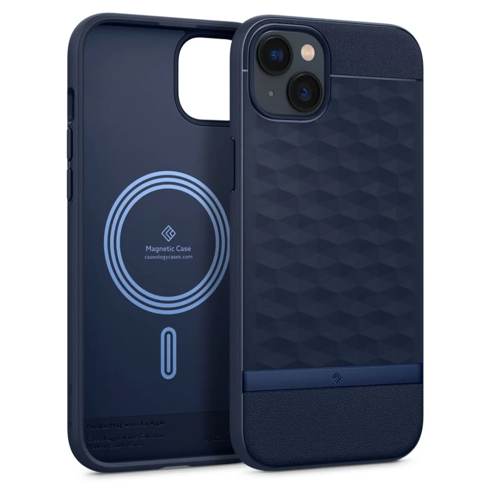 Pouzdro CASEOLOGY PARALLAX MAG MAGSAFE IPHONE 14 - Midnight Blue