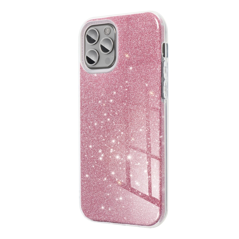 Pouzdro Forcell SHINING Case iPhone 12 mini - Růžové
