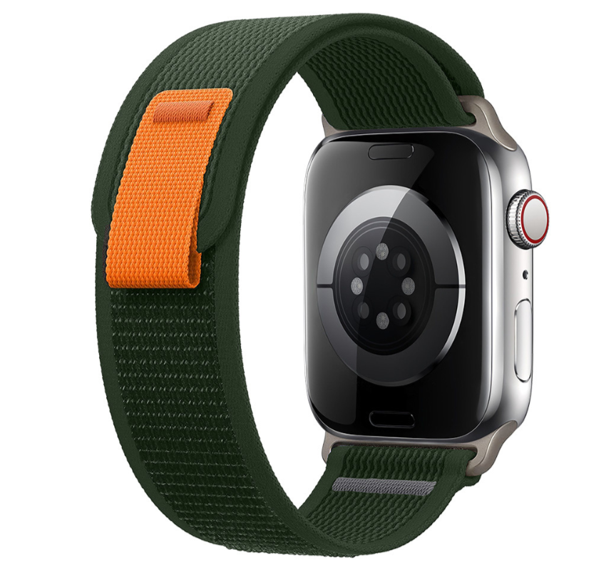 iMore Řemínek Trailový tah Apple Watch Series 9/8/7 (45mm) - army green