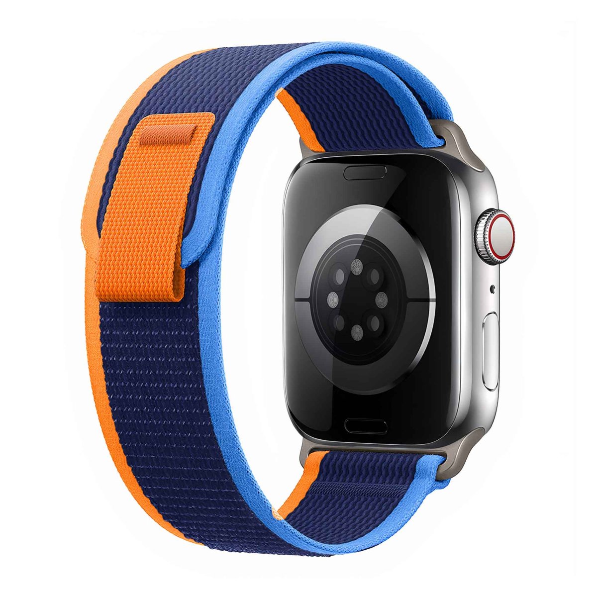iMore Řemínek Trailový tah Apple Watch Series 9/8/7 (45mm) - modro-oranžová
