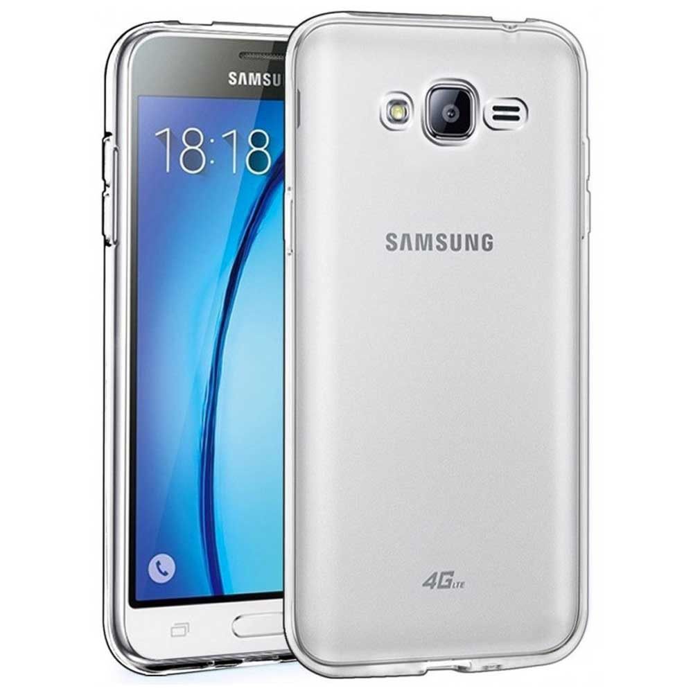 Silikonový obal / kryt Goospery Mercury pro Samsung Galaxy J3 (2016), čirý Silikonový obal / kryt Goospery Mercury pro Samsung Galaxy J3 (2016), čirý