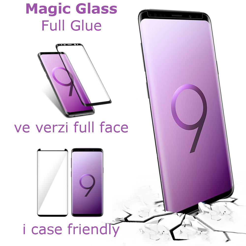 3D Ochranné sklo Magic Glass Full Glue na displej Galaxy S9 3D Ochranné sklo Magic Glass Full Glue na displej Galaxy S9