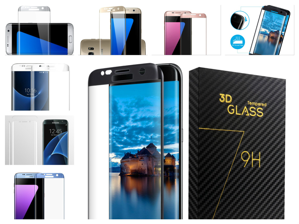 3D Tvrzené sklo 9H na celý displej pro Samsung Galaxy S7 Edge 3D Tvrzené sklo 9H na celý displej pro Samsung Galaxy S7 Edge