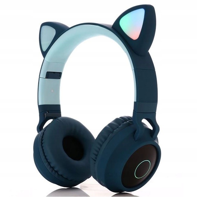 Hoco W27 CAT EAR - Tmavě modrá
