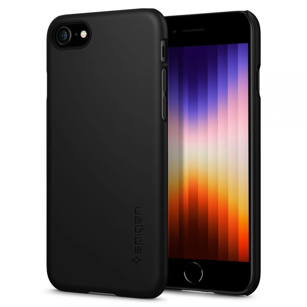 Pouzdro Spigen Thin Fit iPhone 7/8/SE (2020/2022) - Černá