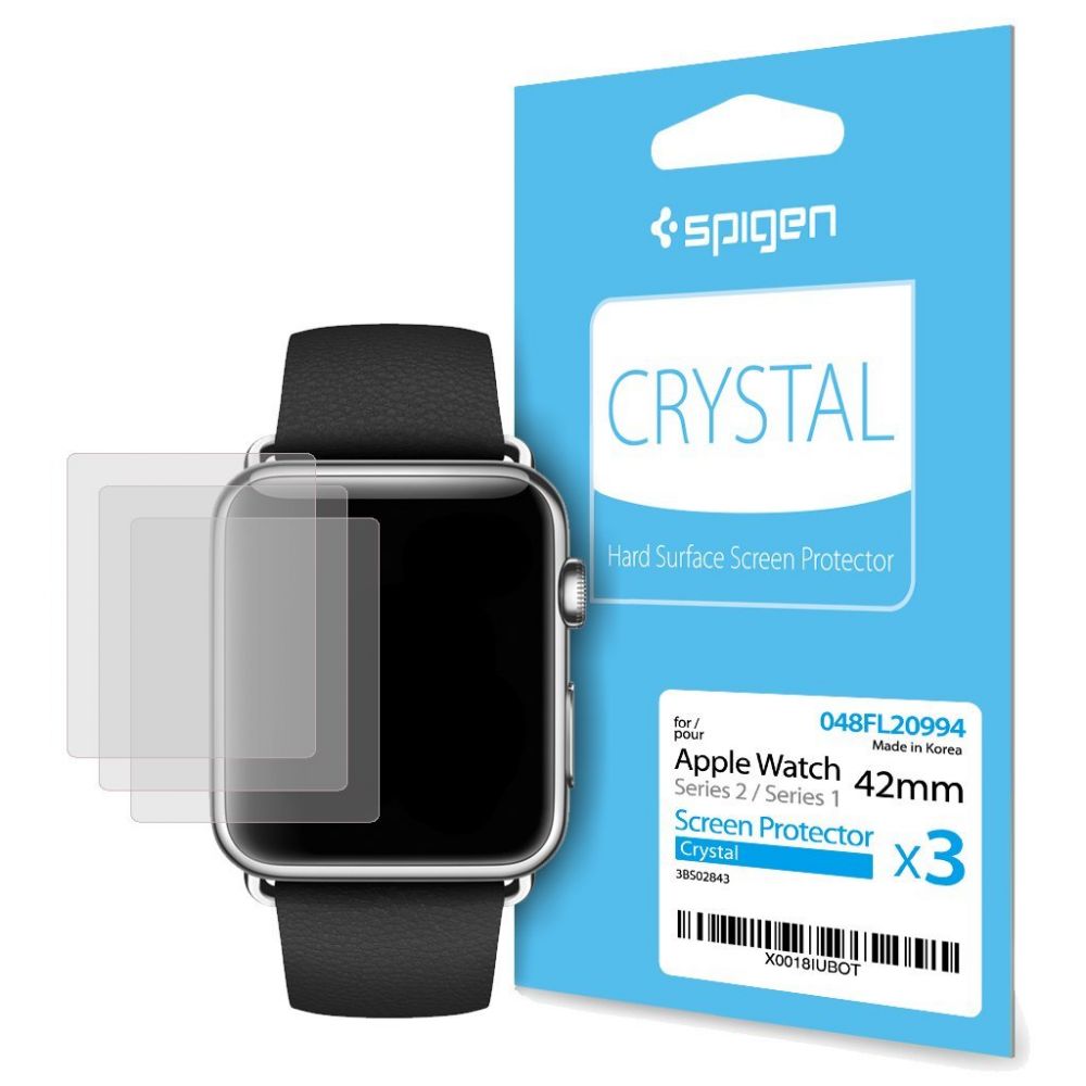 Fólie Spigen SPG Crystal na displej Apple Watch 42mm Series 1/2/3 (3ks) Fólie Spigen SPG Crystal na displej Apple Watch 42mm Series 1/2/3 (3ks)