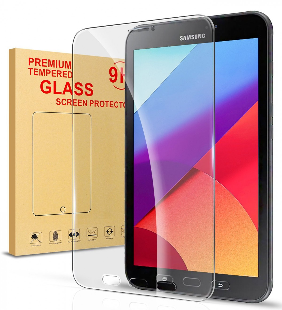 Ochranné tvrzené sklo pro Samsung Galaxy Tab Active 2 Ochranné tvrzené sklo pro Samsung Galaxy Tab Active 2