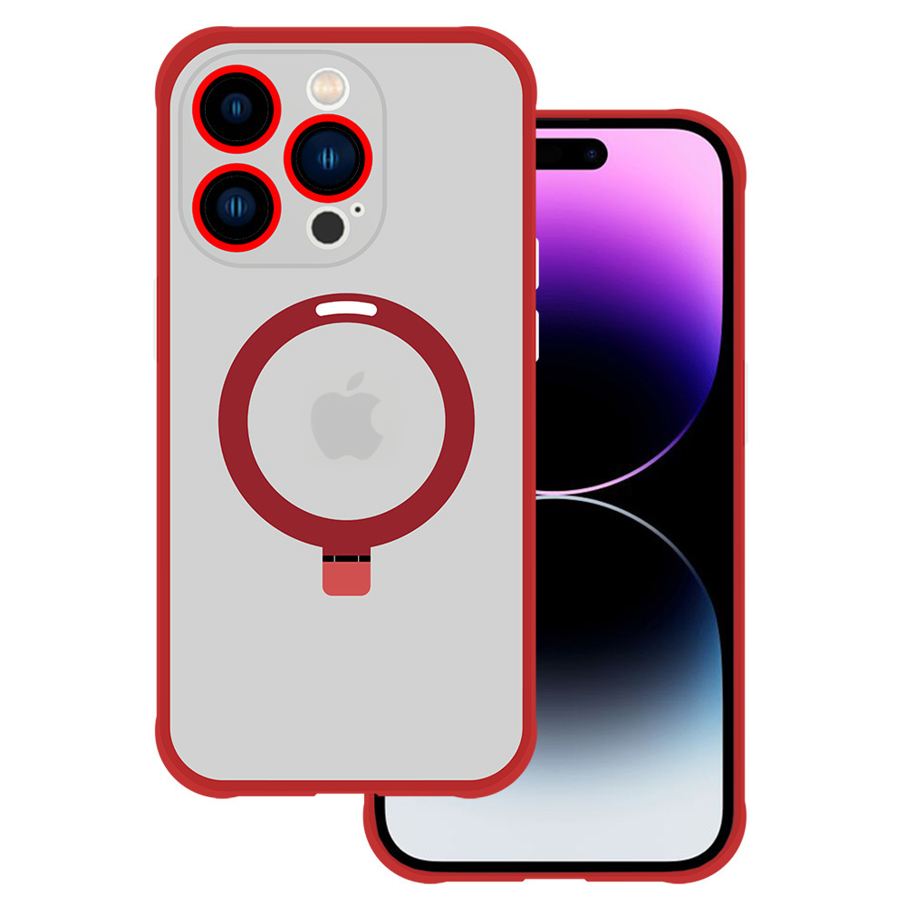Tel Protect Magical MagSafe Stand Case iPhone 15 - Červené