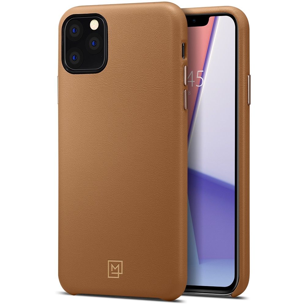 Pouzdro Spigen La Manon Câlin Apple iPhone 11 Pro Max - Hnědé (Camel Brown)