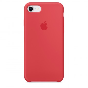 Originální silikonový kryt Apple na iPhone 8 / 7 - Malinově červený Originální silikonový kryt Apple na iPhone 8 / 7 - Malinově červený