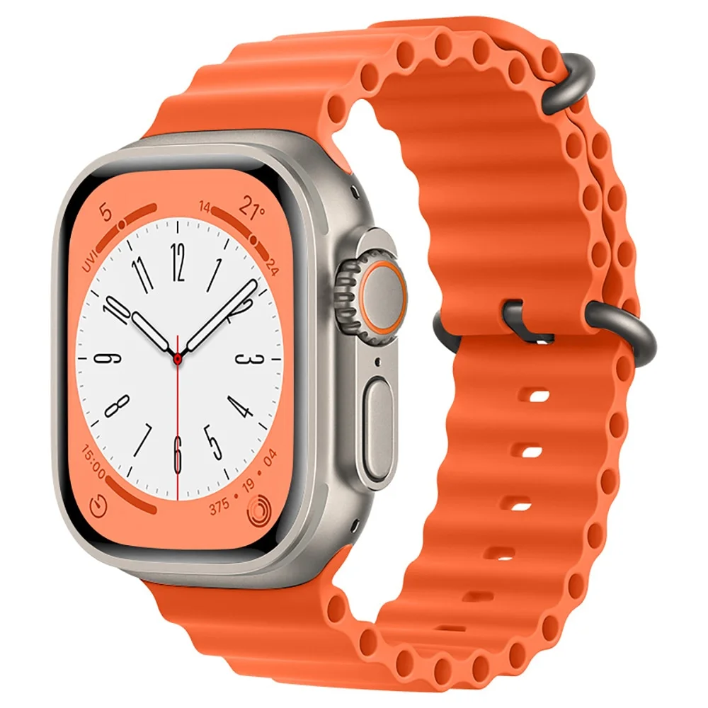 iMore Oceánský řemínek pro Apple Watch Ultra 1/2 (49mm) - Oranžový