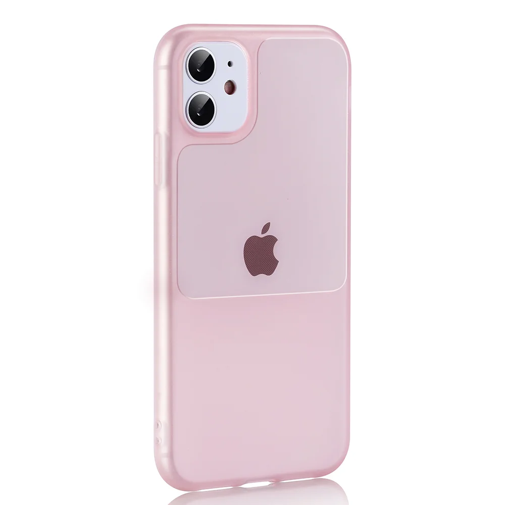 Pouzdro TEL PROTECT Window Case iPhone 12 Pro Max - růžová