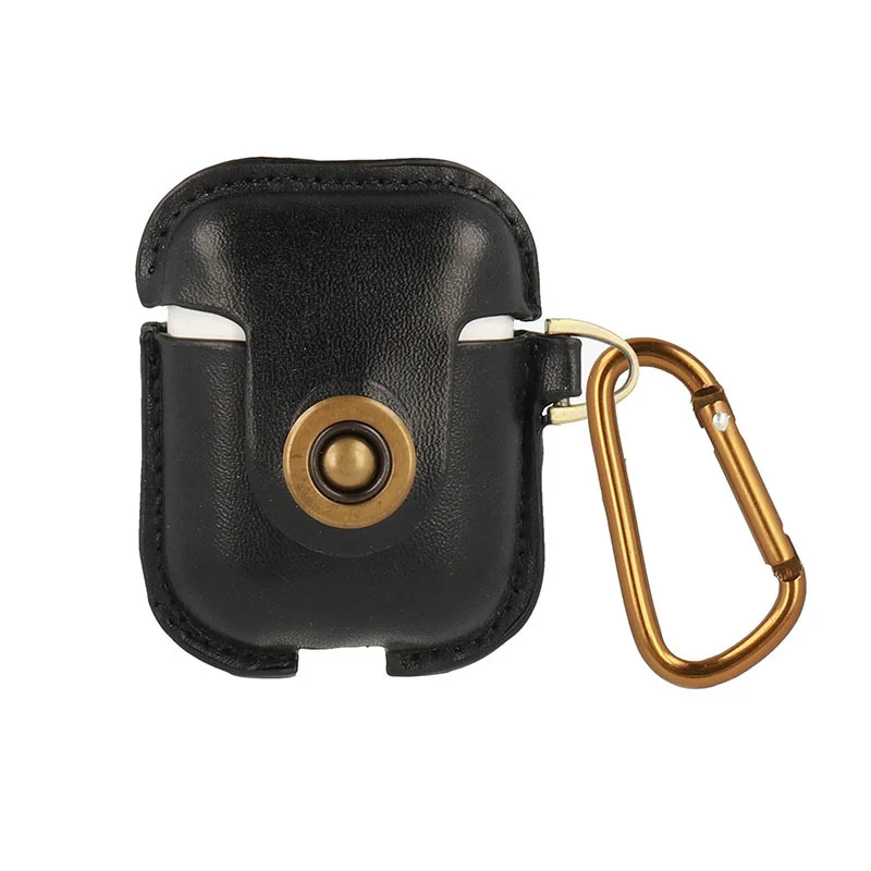 Pouzdro Vennus Protective Leather Case AirPods 1/2 - Černé