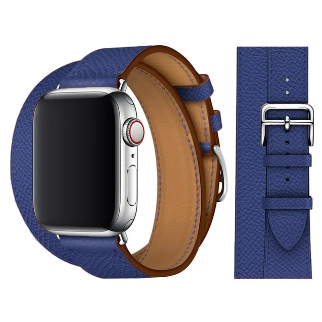 Řemínek iMore Double Tour Apple Watch Series 4/5/6/SE (40mm) - Královsky modrý