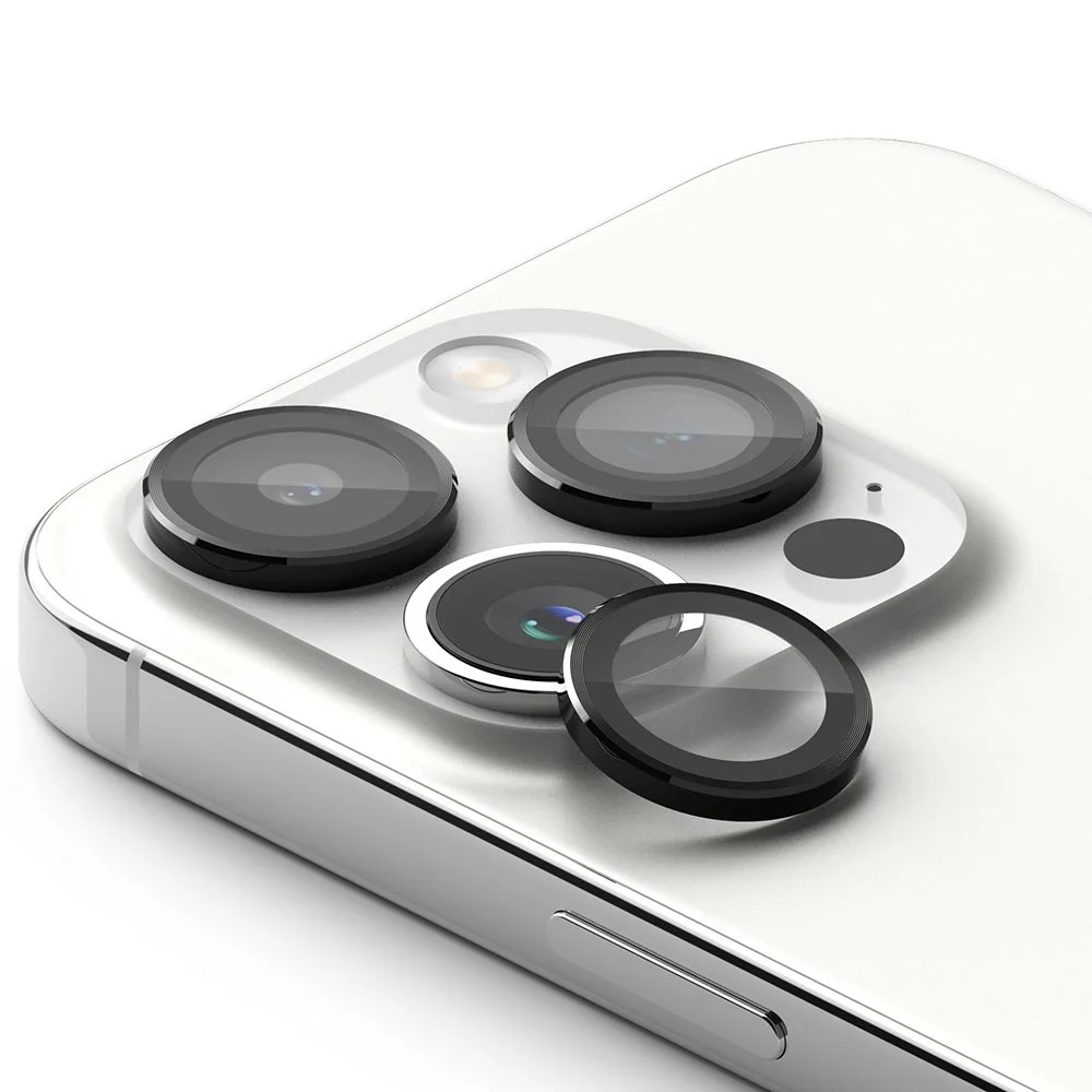 Ochrana objektivů Ringke Camera Lens Frame Glass iPhone 15 Pro Max černá