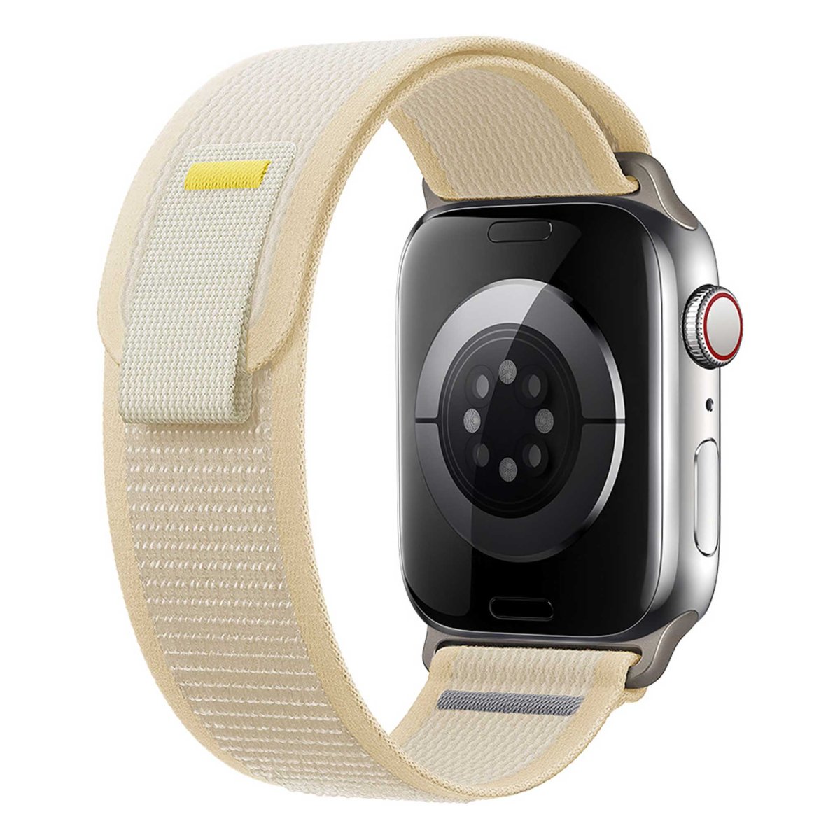 iMore Řemínek Trailový tah Apple Watch Series 9/8/7 (45mm) - hvězdně bílá