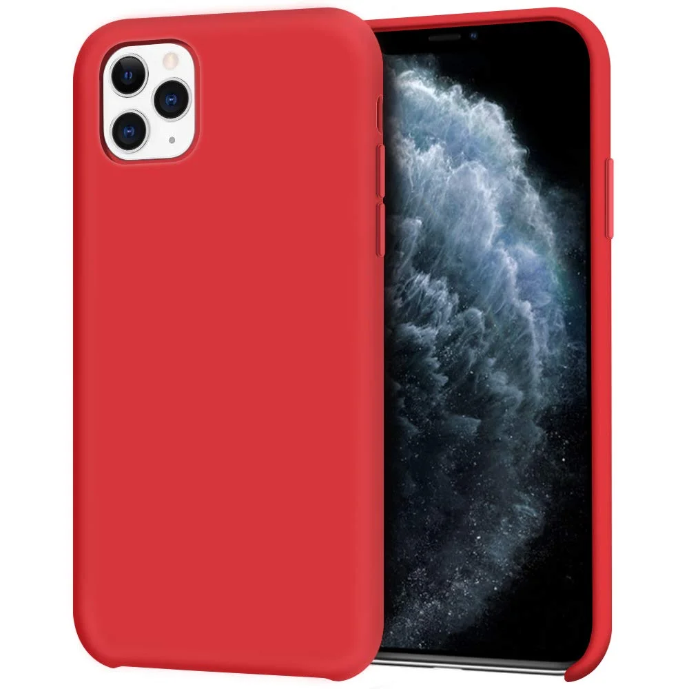 Pouzdro iMore Silicone Case iPhone 11 Pro - Červený