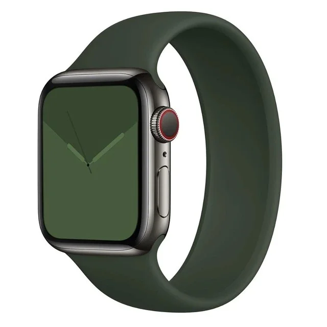 Řemínek iMore Solo Loop Apple Watch Series 1/2/3 42mm - Kyperská zelená (S)