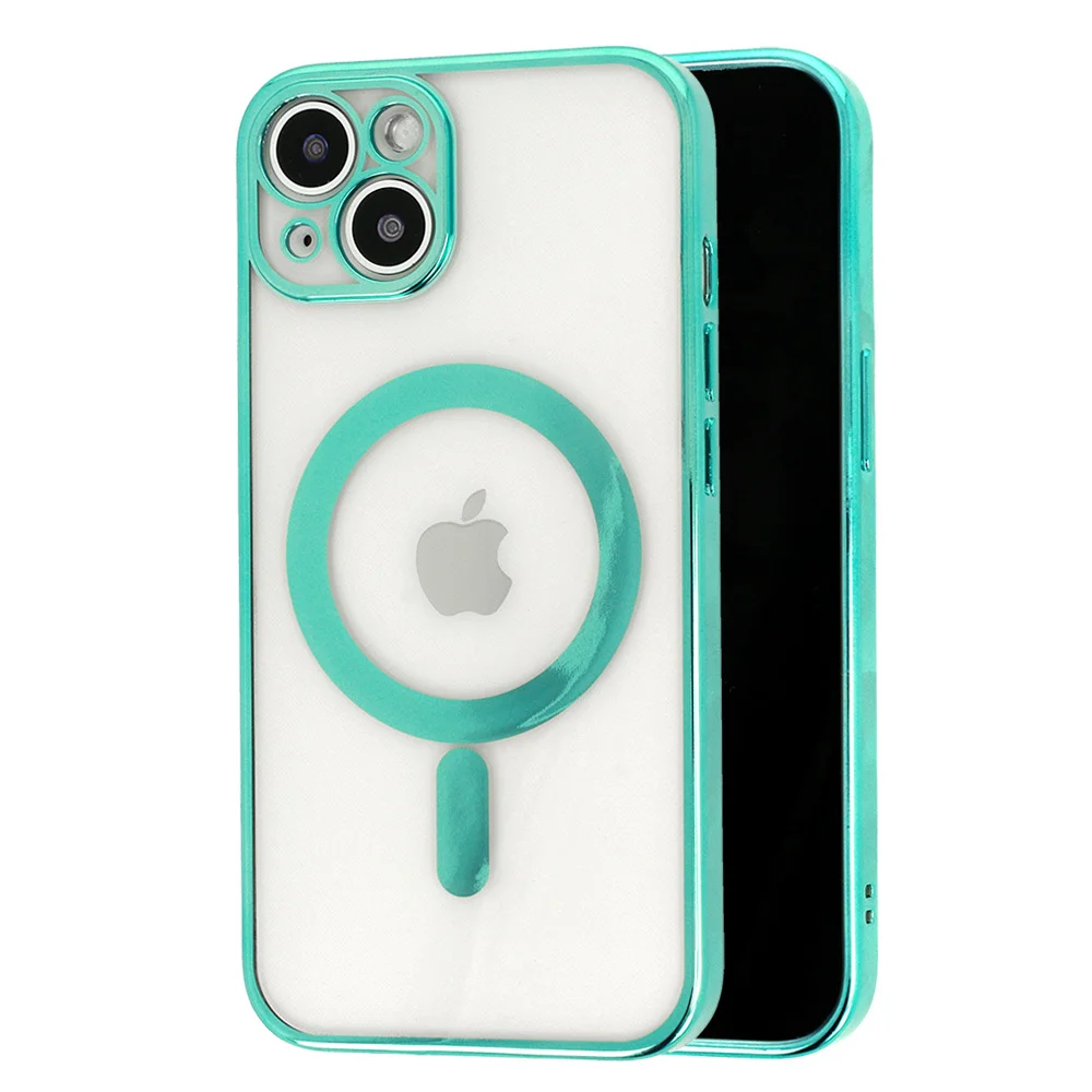 Pouzdro TopQ iPhone 11 Pro Luxury MagSafe - Mentolový