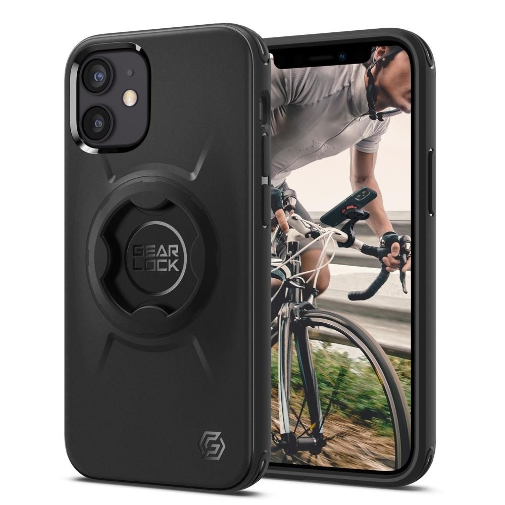 Pouzdro Spigen Gearlock GCF133 Bike Mount Case Apple iPhone 12 mini černé