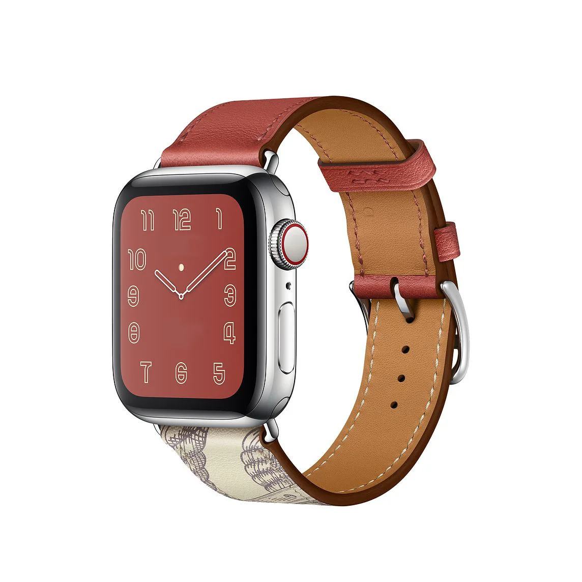 Řemínek iMore Single Tour Apple Watch Series 4/5/6/SE (44mm) - Cihla/Beton