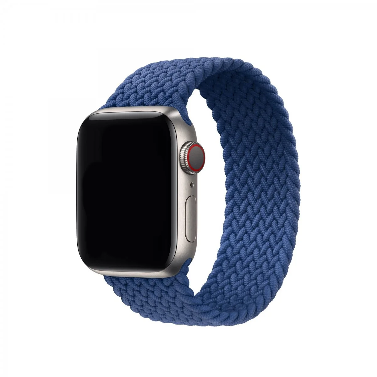 Řemínek iMore Braided Solo Loop Apple Watch Series 9/8/7 45mm - atlanticky modrý (XS)