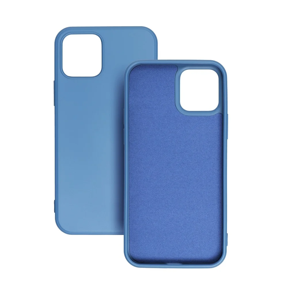 Pouzdro ForCell Silicone Lite iPhone 12 Mini - Modré