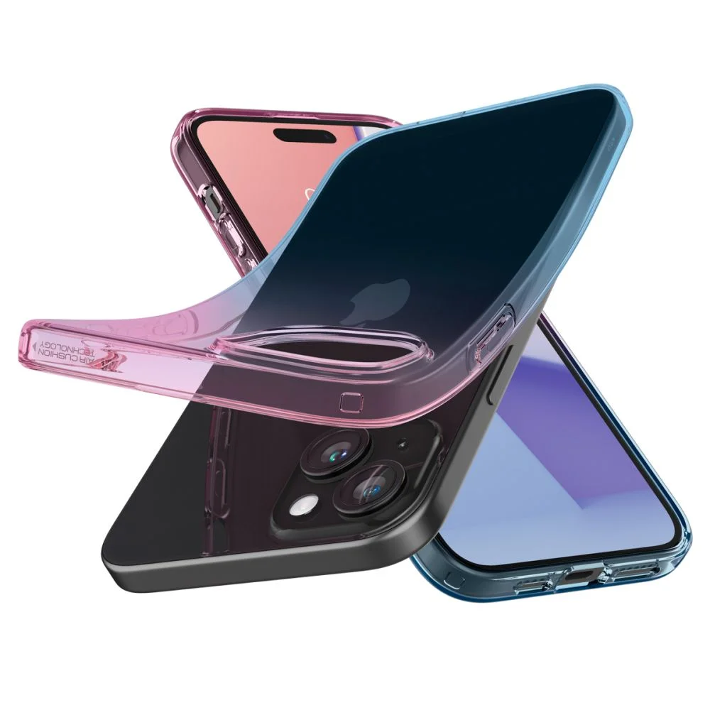 Pouzdro Spigen Liquid Crystal iPhone 15 - Gradiation Pink