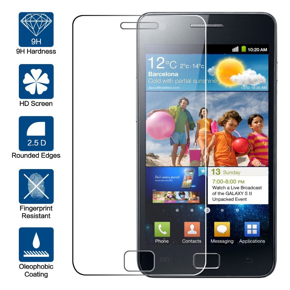 Ochranné tvrzené sklo pro Samsung Galaxy S2 / S2 PLUS Ochranné tvrzené sklo pro Samsung Galaxy S2 / S2 PLUS