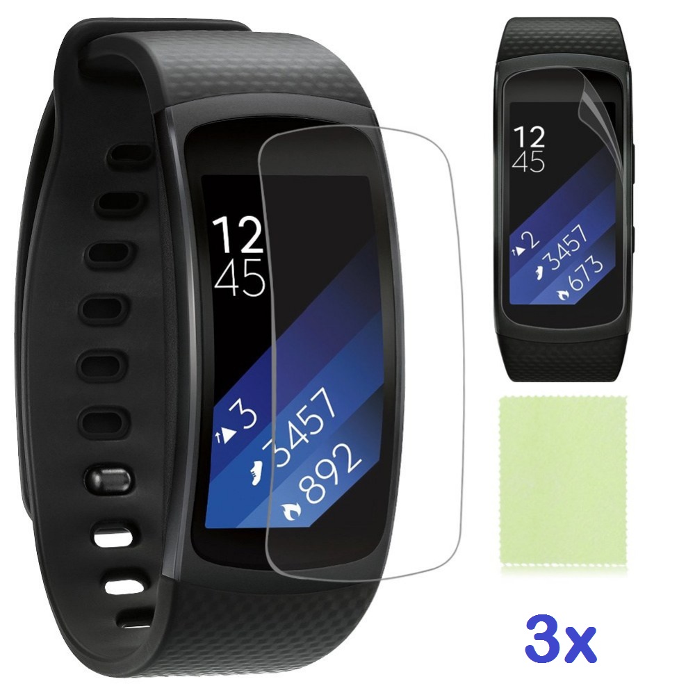 Ochranná fólie na displej ClearGuard pro Gear Fit 2 / Fit 2 Pro (čirá, set 3ks) Ochranná fólie na displej ClearGuard pro Gear Fit 2 / Fit 2 Pro (čirá, set 3ks)