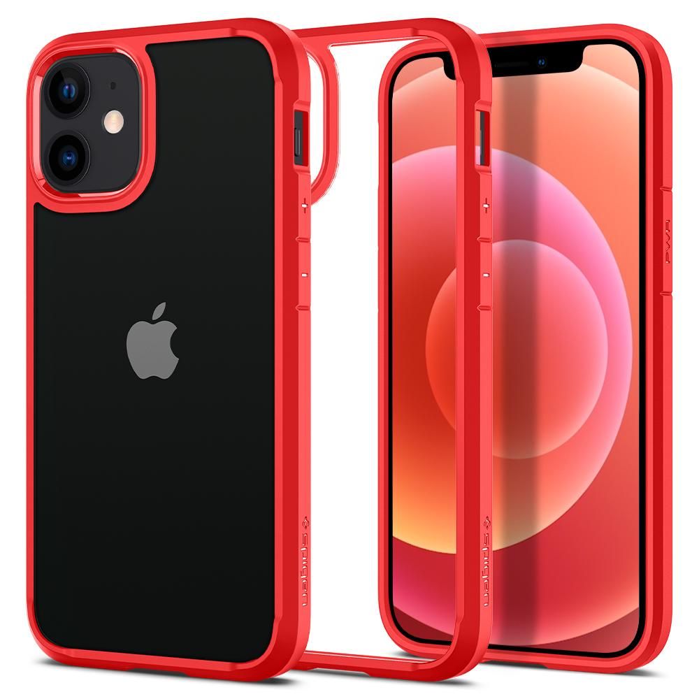 Pouzdro Spigen Ultra Hybrid iPhone 12 Mini - Červené