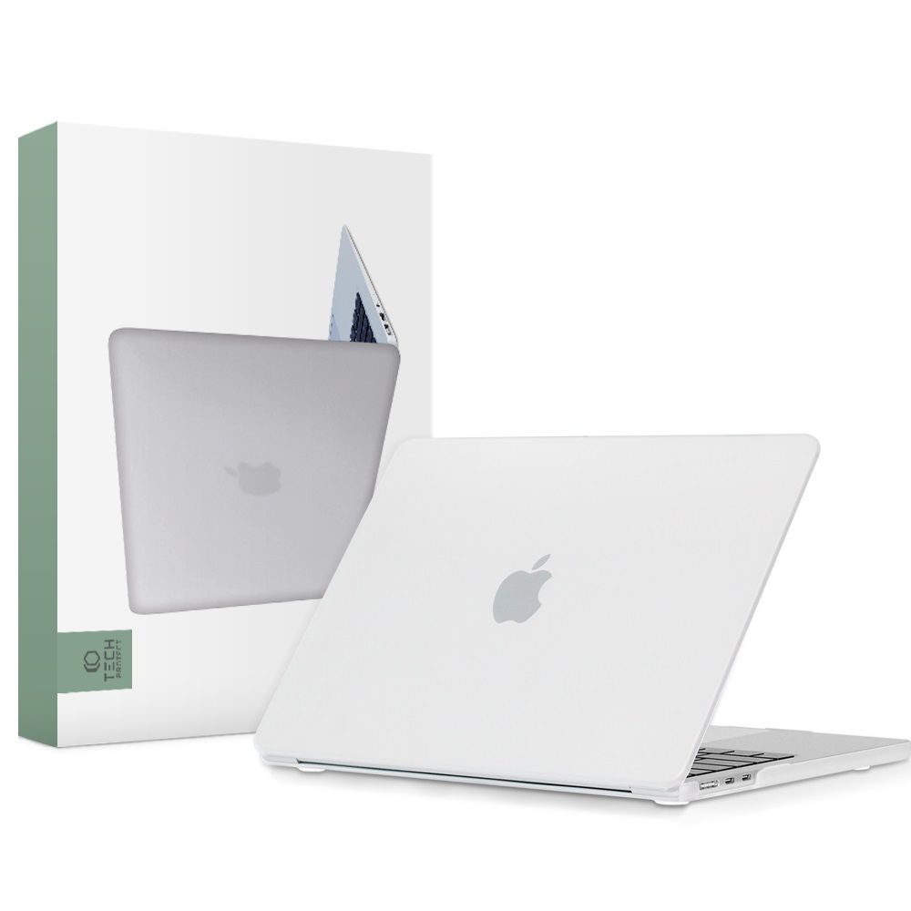 Pouzdro Tech-Protect Smartshell MacBook Air 13" (M2 2022 / M3 2024) - Matné čiré