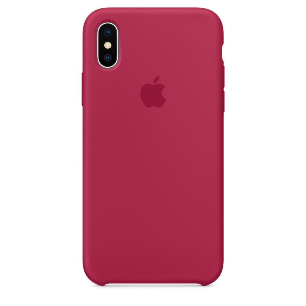 Originální silikonový kryt Apple iPhone X - Vínový Originální silikonový kryt Apple iPhone X - Vínový