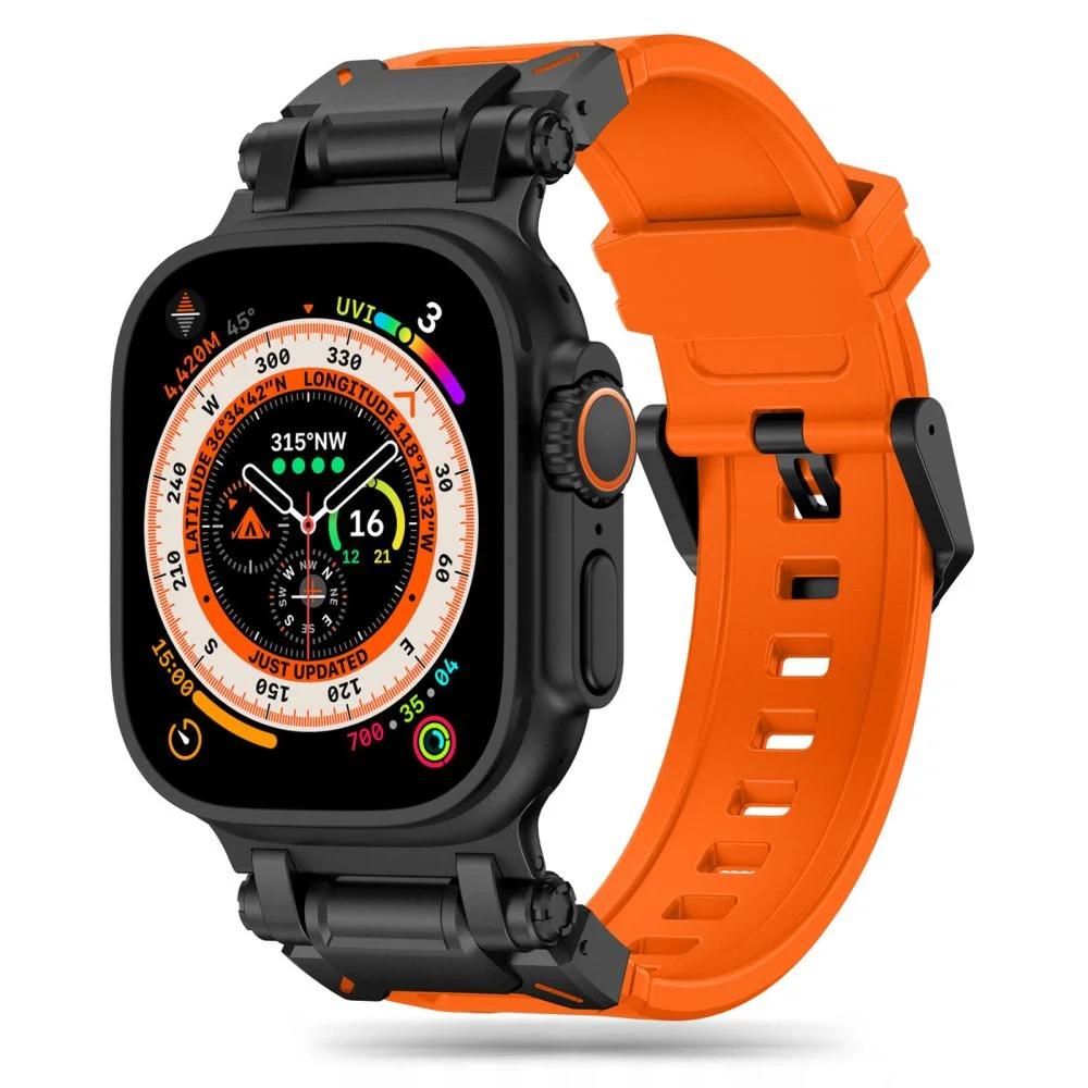 Tech-Protect Delta Pro Apple Watch 4/5/6/7/8/9/SE a Ultra 1/2 44/45/49mm - Orange/Black