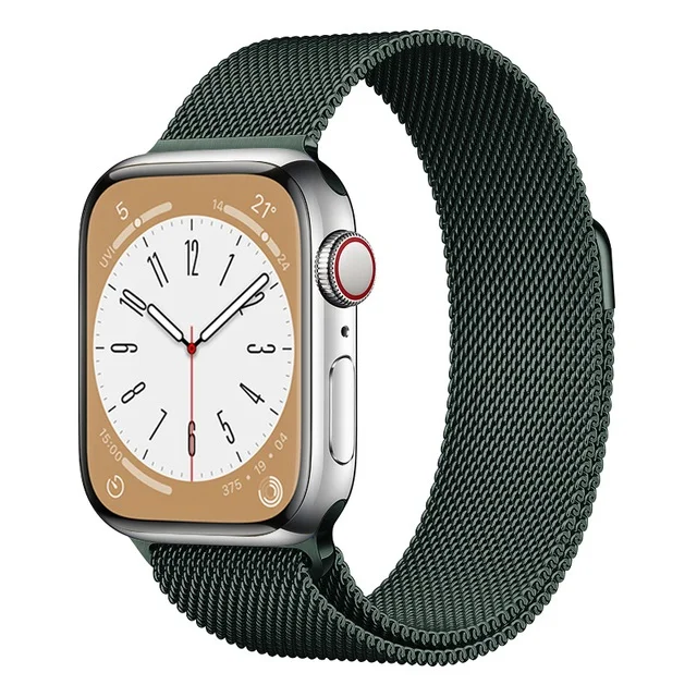Řemínek iMore MILANESE LOOP Apple Watch Series 3/2/1 (42mm) - Cangling Green